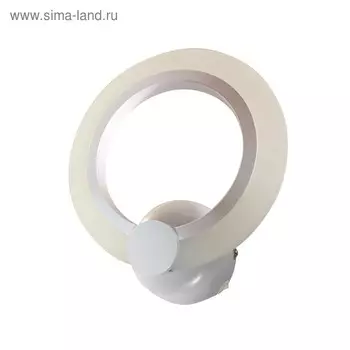 Бра "Сага" 1x13Вт LED белый 22x22x12,5см