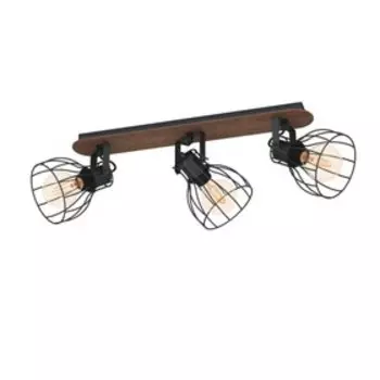 Бра SAMBATELLO, 3x40Вт E27, цвет коричневый