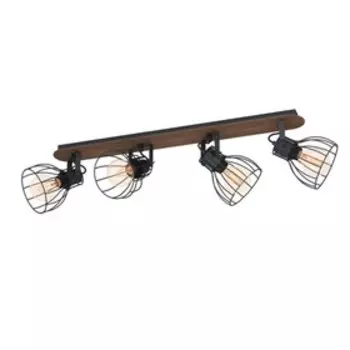 Бра SAMBATELLO, 4x40Вт E27, цвет коричневый