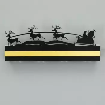 Бра «Санта» LED 4000К 12 Вт черный 38204 см