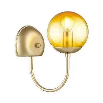 Бра SCARLETT, E14 1x60Вт, цвет золотой, желтый