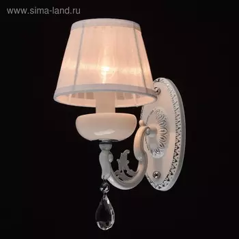 Бра "Селена" 1x40W E14 белый 30x15x23см