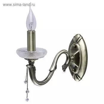 Бра "Селена" 1x40W E14 бронза 30,5x11x24см