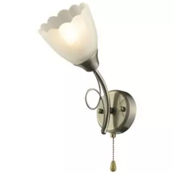 Бра «Серафина», 1x60Вт E27, бронза 21,5x11x27 см