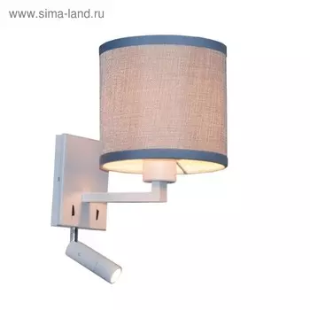 Бра Sextus 1x40Вт E27, белый 22x16x30 см