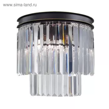 Бра «Шарм», 2x60Вт E14, чёрный 36,5x18,5x30 см