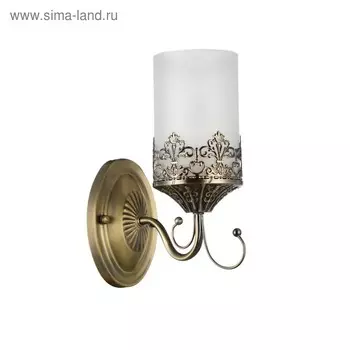 Бра Sherborne 1x60Вт E14, бронза 20,5x10,5x26,2 см