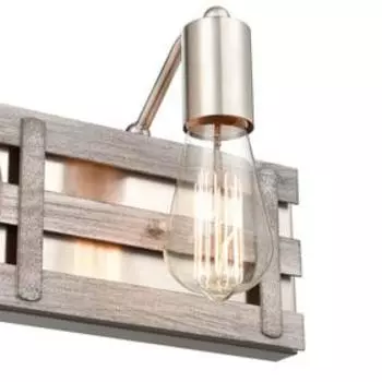 Бра Shield, 2x60Вт E27, цвет серый