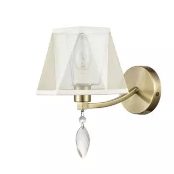 Бра Sinfonia, 1x40Вт E14, цвет бронза