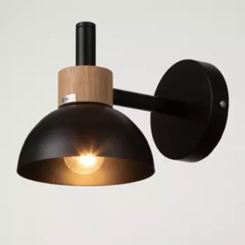 Бра "Сканди" E27 40Вт черный 25х15х20 см