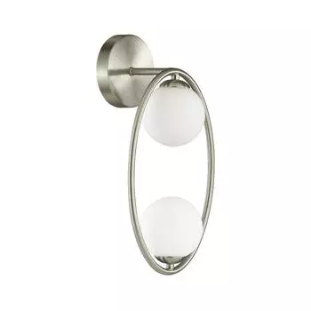 Бра SLOTA, 2x40Вт G9, цвет никель, IP20