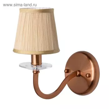 Бра «София», 1x40W E14, красная бронза 27x14x27 см