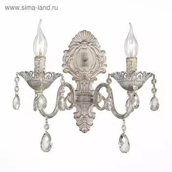 Бра SPLENDI 2x40Вт Е14 белый 33см