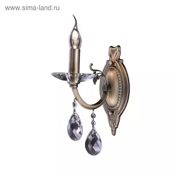 Бра STREGARO 1х60Вт E14 бронза 25x12x40см