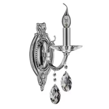 Бра STREGARO 1х60Вт E14, хром 25x12x40 см