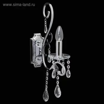Бра «Сюзанна» 1x40W E14 хром 46x10x23см