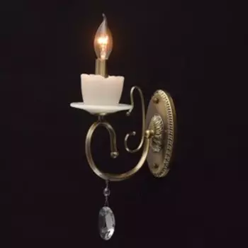 Бра "Свеча" 1x60W E14 античная бронза 32x8x21см