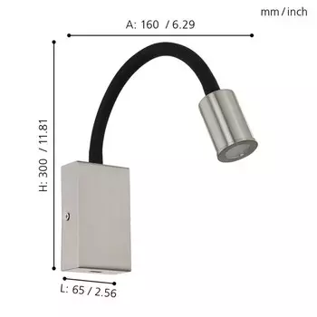 Бра светодиодное TAZZOLI LED, 3,5Вт