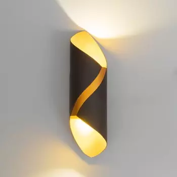 Бра «Талия» LED 10 Вт черный золото 9930 см