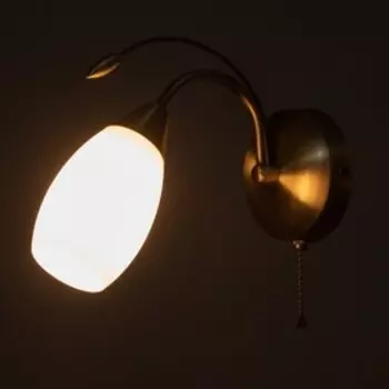 Бра "Теллия" Е14 40Вт бронза 18х10х24 см