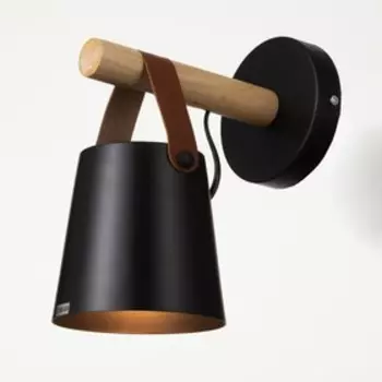 Бра "Тетрика" E27 40Вт черный 30х13х20 см