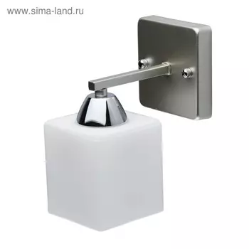 Бра "Тетро", 40Вт E27, цвет серебро, хром