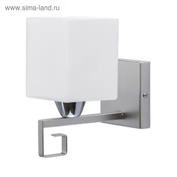 Бра "Тетро", 60Вт E14, цвет серебро, хром