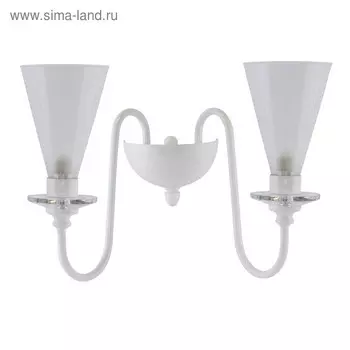 Бра TORCIA 2х40Вт G9, белый 43x35x25 см