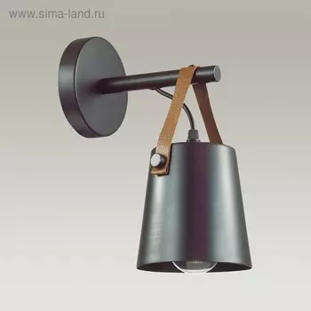 Бра TRISTEN 1x60Вт E27, чёрный 21x13x28 см