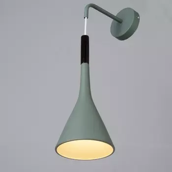 Бра "Троник" Е27 40Вт зеленый 10х10х35-135см