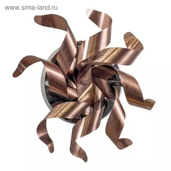 Бра TURBIO 4х40Вт G9, темная медь 15x36x36 см