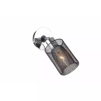 Бра «Уивер», 40Вт, Е14, цвет черный, хром