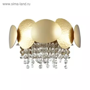 Бра Ulla, 2x40Вт G9, цвет золото