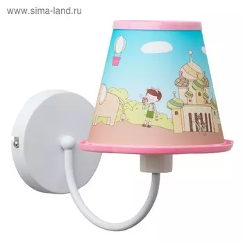 Бра "Улыбка", 40Вт E14, цвет белый