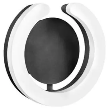 Бра Unitario, 9,2Вт LED, 1012лм, 4000К, цвет чёрный, IP40