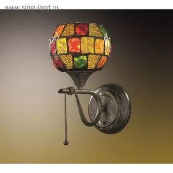 Бра «Вельют», 60Вт Е14, цвет коричневый