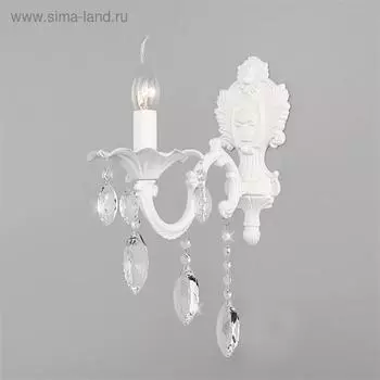 Бра Veletta, 1x60Вт E14, цвет белый