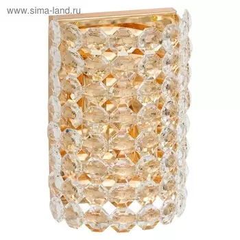 Бра "Венеция" 2x60W Е14 золото 27x19x12см