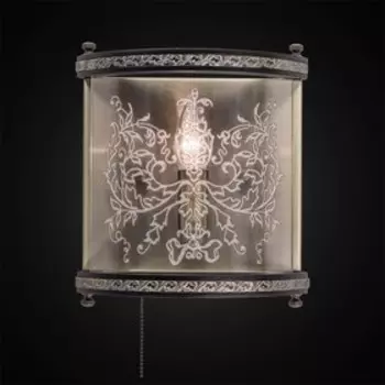 Бра «Версаль» 1x60W E14 венге 9x22x24 см