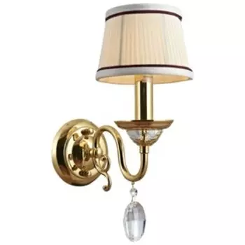 Бра VICTORIA 1x40Вт E14 золото 25x15x40см