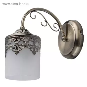 Бра "Вита" 1x60W E27 античная бронза 23x12x20см