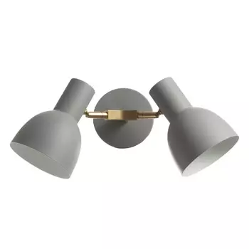 Бра "Виталия" 2хЕ27 40Вт серый 18х12х38см