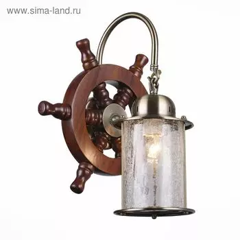 Бра St Luce. SL150.301.01. Volantino. 1х40 Вт, E27, 23х36 см, цвет бронза, коричневый