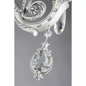 Бра Wonderful 2x40Вт Е14, серебро 23x50x23 см