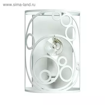 Бра «Замок», 60Вт E14, цвет белый