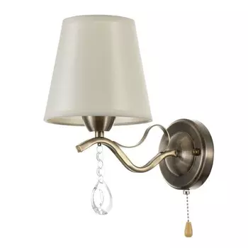 Бра "Жаклин" 1х40Вт E14 бронза 20х15х26 см.