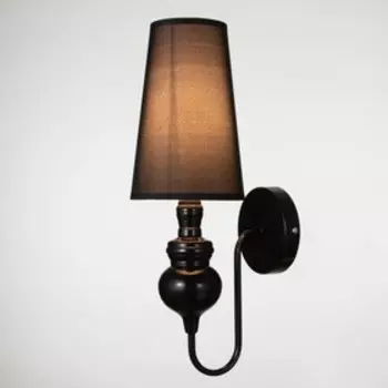 Бра "Жардин" Е27 черный 15х47 см