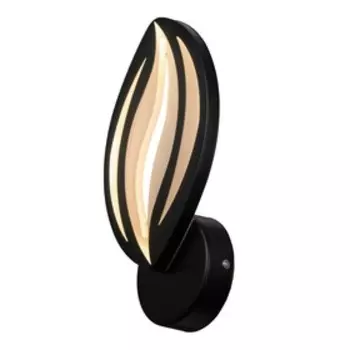 Бра "Зёрнышко" 12Вт LED 3000-6000К черный 15,5х7,5х28 см