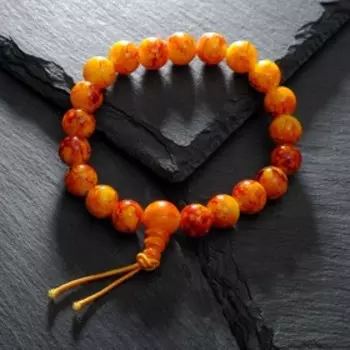 Браслет-чётки "Буддийский" 8мм, цвет коричневый