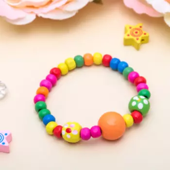 Браслет детский "Выбражулька" бусинки, цвет МИКС